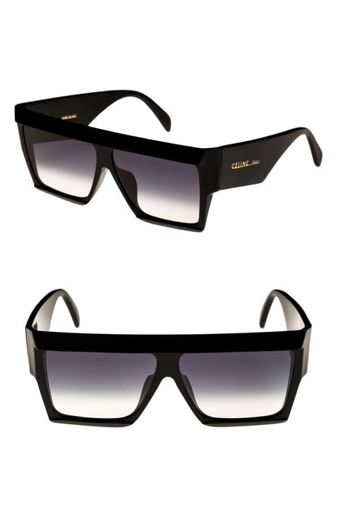 celine shadow sunglasses reviews|celine 60mm flat top sunglasses.